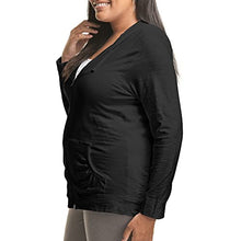 Load image into Gallery viewer, Just My Size Women's Full Zip Jersey Hoodie, Black, 5X
