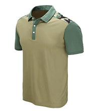 Load image into Gallery viewer, IGEEKWELL Mens Golf Polo Shirt Short Sleeve Tennis Running Daily Hiking Fishing T-Shirt 005-Khaki M

