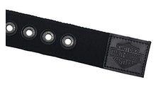 Load image into Gallery viewer, Harley-Davidson Men's Bad Manners Genuine Leather Trim Belt, Antique Nickel (38)
