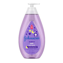 Load image into Gallery viewer, Johnson's Bedtime Baby Bath with Soothing NaturalCalm Aromas, Hypoallergenic &amp; Tear-Free Liquid Baby Bath Formula, No Parabens, Sulfates, Dyes, or Phthalates, 27.1 fl. oz
