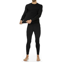 Load image into Gallery viewer, Thermajohn Long Johns Thermal Underwear for Men Fleece Lined Base Layer Set for Cold Weather (X-Large, Black)
