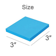 Load image into Gallery viewer, (24 Pack) Sticky Notes 3x3 in Post Bright Stickies Colorful Super Sticking Power Memo Pads, Strong Adhesive, 74 Sheets/pad

