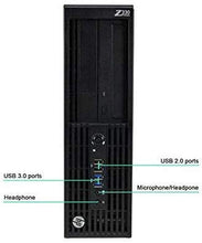 Load image into Gallery viewer, HP Z230 Workstation Gaming Computer Desktop, Intel Core i5-4590, 16GB DDR3 RAM, 240GB SSD &amp; 2TB HDD, USB 3.0, NVIDIA GeForce GT 1030 2GB, HDMI, DVI, WiFi - Windows 10 Professional (Renewed)
