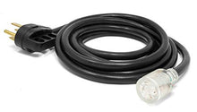 Load image into Gallery viewer, WEN PC5030 15 ft. 10-Gauge Transfer-Switch-Ready Generator Adapter Extension Cord with Light-Up Plug (converts 50A 14-50P to 30A L14-30R),Black
