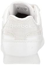 Load image into Gallery viewer, Reebok Girls Classic Jogger 3.0 Cross Trainer, White/Silver Metallic/Velcro Strap, 1 Little Kid
