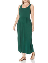 Load image into Gallery viewer, Amazon Essentials Women's Tank Waisted Maxi Dress (Available in Plus Size), Jade Green, Medium
