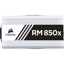 Load image into Gallery viewer, Corsair RMX White Series (2018), RM850x, 850 Watt, 80+ Gold Certified, Fully Modular Power Supply - White, 80 PLUS Gold (CP-9020188-NA)

