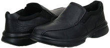 Load image into Gallery viewer, Clarks mens Bradley Step Loafer, Black Tumbled Leather, 10.5 Wide US
