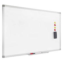 Load image into Gallery viewer, V VAB-PRO 24x36 inch Magnetic Dry Erase White Board w/Pen Tray, Accessories &amp; Installation Kit; Wall Mount, Aluminum Frame. for Office, Home and School- WYP1272436

