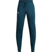 Load image into Gallery viewer, Under Armour Boys' Pennant 2.0 Pants , Blue Note (413)/Halo Gray , Youth Medium
