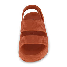 Load image into Gallery viewer, Cushionaire Women's Fuji sandal with adjustable strap and +Comfort, Orange 11

