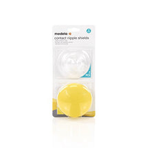 Load image into Gallery viewer, Medela Contact Nipple Shield for Breastfeeding, 20mm Small Nippleshield, For Latch Difficulties or Flat or Inverted Nipples, 2 Count with Carrying Case, Made Without BPA
