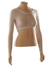 Load image into Gallery viewer, Sleevey Wonders Women's Basic Long Slip-on Mesh Sleeves XS Bone
