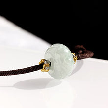 Load image into Gallery viewer, Jewever Natural Jade Pendant Choker Necklace for Women Lucky Stone Bring Wealth Adjustable Rope (13-24")
