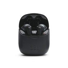 Load image into Gallery viewer, JBL Tune 225TWS True Wireless Earbud Headphones - JBL Pure Bass Sound, Bluetooth, 25H Battery, Dual Connect, Native Voice Assistant (Black)
