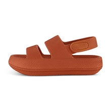 Load image into Gallery viewer, Cushionaire Women's Fuji sandal with adjustable strap and +Comfort, Orange 11
