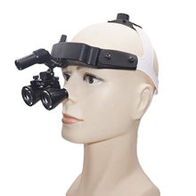 Load image into Gallery viewer, Rong-- 3.5X 420Mm Double Eye Loupe Optical Magnifying Glass Dental Surgery Headband Magnifier Suitable for Stomatology Otolaryngology Cosmetic and Plastic Surgery
