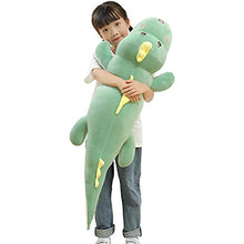 Load image into Gallery viewer, 31.4" Dinosaur Plush Toy Pillow,Cute Dinosaur Stuffed Animals Doll,Soft Lumbar Back Cushion Big Dinosaur Plushies Stuffed Toy Cute Pillows,Great Gift for Kids Birthday,Valentine

