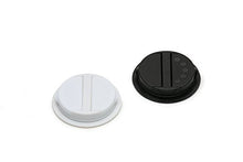 Load image into Gallery viewer, Jarware Spice Lids for Regular Mouth Mason Jars, Set of 2, Black and White
