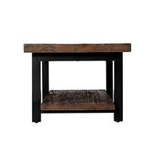 Load image into Gallery viewer, Alaterre Furniture Pomona Rustic Industrial Modern Vintage Metal and Solid Wood Coffee Table, Easy Assembly, 42 in x 24 in x 18 in
