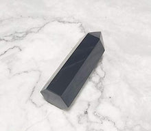 Load image into Gallery viewer, Luckeeper Healing Crystal Wands | 2" Black Obsidian| 6 Faceted Reiki Chakra Meditation Therapy
