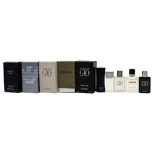 Load image into Gallery viewer, Armani 5 Piece Set For Men (Code 4ml/Diamonds 4ml/Adg 5ml/Green 7ml/Adg Profumo 5ml)
