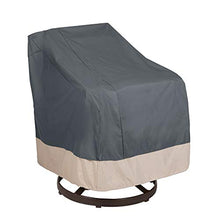 Load image into Gallery viewer, Modern Leisure 3012 Renaissance Ultralite Outdoor Swivel Lounge Chair Water Resistant (37.5 W x 39.25 D x 38.5) Patio Furniture Cover, Gray
