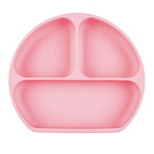 Load image into Gallery viewer, JULIAIRE Suction Plates for Baby - Toddler Plates - Suction Plates for Toddlers - Plates Divided Into 3-Portions - Baby Plates Microwave Dishwasher Safe
