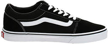 Load image into Gallery viewer, Vans Men's Low-Top Sneakers, Black Suede Canvas Black White C24, 9 UK
