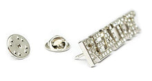 Load image into Gallery viewer, Real Estate Agent REALTOR® Crystal Lapel Pin (REALTOR Silver &amp; Gold 2 Pack)

