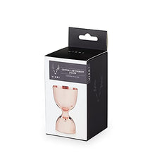 Load image into Gallery viewer, Viski Copper Canterbury Jiggers, 1oz/2oz
