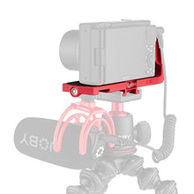 Load image into Gallery viewer, Joby Vert 3K, L-Bracket for Photos and Videos, Combinable with GorillaPod 3K Kit, Table Tripod for Mirrorless and CSC Cameras, Vlogging Camera, Youtuber and TIK Toker Content Creation,Red,JB01684-BWW
