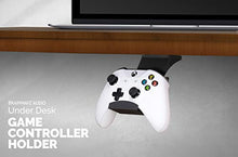 Load image into Gallery viewer, Gamepad Under The Desk Mount Holder Hanger for Xbox One, Switch, PS4, PC, Steam, Steelseries &amp; Most Game Controllers, No Screws, VHB Tape, by Brainwavz (Black, Improved Adheasion Nov2019)
