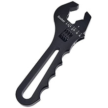 Load image into Gallery viewer, EVIL ENERGY AN Hose Fitting Adjustable Wrench Spanner Lightweight Aluminum 3AN-16AN Black
