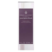 Load image into Gallery viewer, Urban Alchemy Prescription Blonde Drops - 30 ml - Turn your Hair Care into Your Own Silver Hair Product - Can Be Mixed with Shampoos, Masks, Conditioners and Leave In Creams
