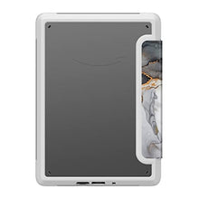 Load image into Gallery viewer, Fintie Hybrid Slim Case for 6.8" Kindle Paperwhite (11th Generation-2021) and Kindle Paperwhite Signature Edition - Shockproof Cover with Transparent Back Shell, Cloudy Marble
