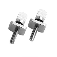 Load image into Gallery viewer, BlingKingdom 2pcs Stainless Steel Surfboard Fin Screw No Tool Fin Screw Thumb Fin Screw and Plate Surfing Accessories for Men Women Surfboard Surf Longboard Paddleboard and SUP 
