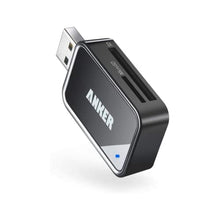 Load image into Gallery viewer, Anker 2-in-1 USB 3.0 SD Card Reader for SDXC, SDHC, SD, MMC, RS-MMC, Micro SDXC, Micro SD, Micro SDHC Card and UHS-I Cards
