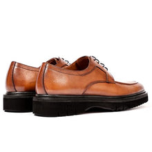 Load image into Gallery viewer, Men’s Dress Shoes Derby Shoes Genuine Leather Cowhide Wedding Shoes Brown
