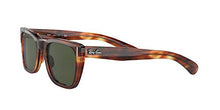 Load image into Gallery viewer, Ray-Ban unisex adult Rb2248 Caribbean Sunglasses, Striped Havana/Green, 52 mm US
