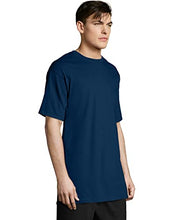 Load image into Gallery viewer, Hanes Men's Short Sleeve Beefy-T, Carolina Blue, X-Large (Pack of 2)
