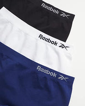 Load image into Gallery viewer, Reebok Girls? Underwear - Seamless Cartwheel Shorties (3 Pack), Size X-Large, Blue/White/Black
