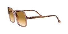 Load image into Gallery viewer, Ray-Ban Women's RB1973 Square II Sunglasses, Transparent Light Brown/Gradient Brown, 53 mm
