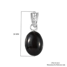 Load image into Gallery viewer, 925 Sterling Silver Boho Handmade Strand Statement Pendant for Women Velvet Obsidian Fashion Jewelry Gift
