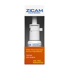 Load image into Gallery viewer, Zicam Cold Remedy No-Drip Nasal Spray with Cooling Menthol &amp; Eucalyptus, 0.5 Ounce
