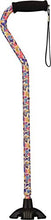 Load image into Gallery viewer, NOVA Medical Products NOVA Sugarcane, Walking Cane with All Terrain Rubber Quad Tip Base and Carrying Strap, Butterfly Symphony Design
