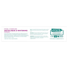 Load image into Gallery viewer, Tom's of Maine Fluoride-Free Antiplaque &amp; Whitening Natural Toothpaste, Peppermint, 5.5 oz. 2-Pack (Packaging May Vary)
