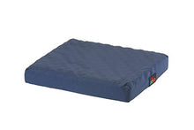 Load image into Gallery viewer, NOVA Medical Products  Seat &amp; Wheelchair Cushion, Convoluted “Egg Crate” Foam Cushion with Removable Cover, 16”W x 16”D x 3”Thick, Navy Blue Color (2652-3)
