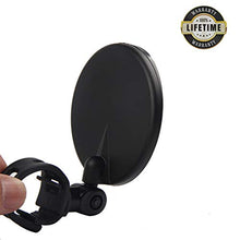 Load image into Gallery viewer, 2PCS Bike Mirrors, Safe Rearview Mirror Bicycle Cycling Rear View Mirrors Adjustable Rotatable Handlebar Mounted Convex Glass Mirror for Mountain Road Bike (Black - 2 Pack)
