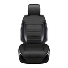 Load image into Gallery viewer, EDEALYN New Universal car seat Cover PU Leather Car Seat Cushion Car seat backrest pad - Car Interior Accessories,1 PCS (Black-B)
